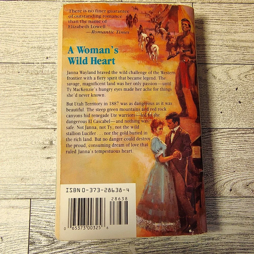 Reckless‎ Love Elizabeth Lowell Harlequin Historical Romance Paperback Book 1990